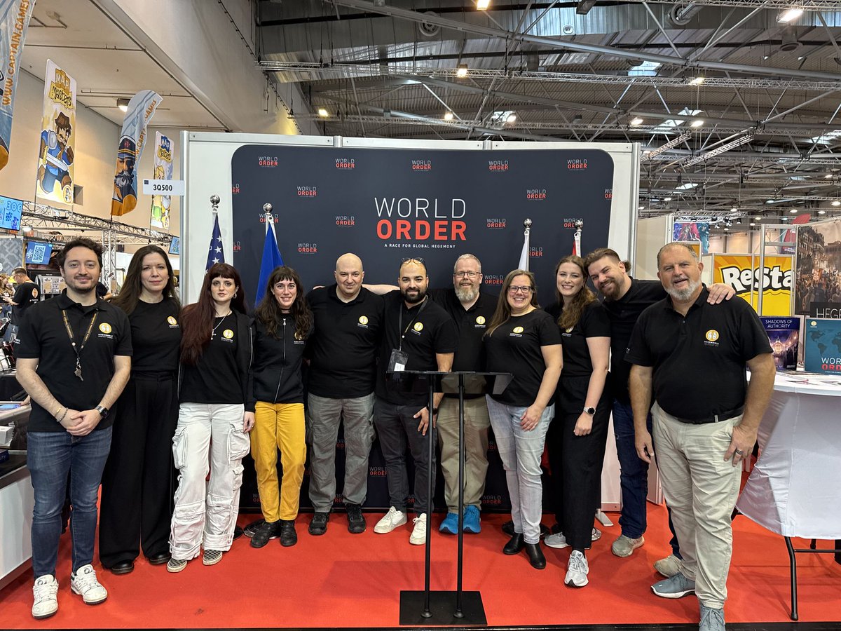 🌟A huge thank you to everyone who visited our booth at SPIEL Essen! 🙌 Your love and enthousiasm for Hegemony, World Order, and Shadows of Authority made the event truly special.

Can’t wait to see you again next year!

#Hegemony #WorldOrder #ShadowsOfAuthority #SPIELESSEN