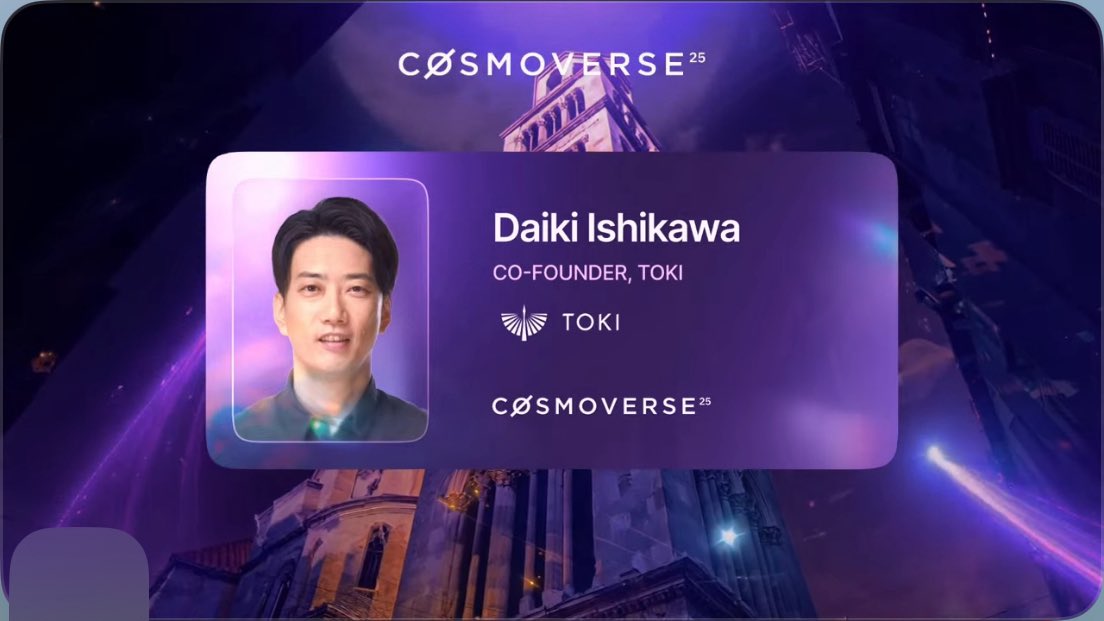 syusyubrand's tweet photo. TOKI daiki スタート🚀
#Cosmoverse
https://t.co/SoJPDkZaIK https://t.co/S4dIpYv8Nq