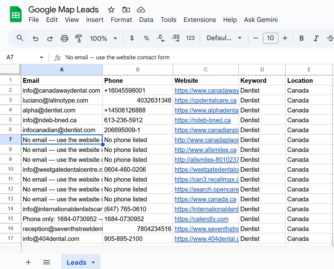 Asoft001's tweet image. I built a Google Maps Scraper with n8n that fetches business data &amp;amp; emails directly into Google Sheets, no API keys, no code.
Perfect for lead gen, outreach, or local business prospecting.
🔁 RT  
❤️ Like
💬 Comment “MAPS” &amp;amp; I’ll share the workflow in your dm