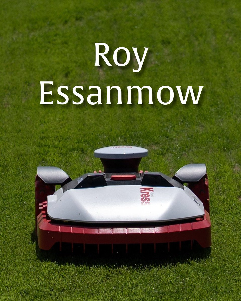 wwfcofficial's tweet photo. Our Marlow Road @kress_uk  mower has a name!

Thanks to everyone who voted from the shortlist.

Roy Essanmow - welcome to the club. https://t.co/FLcUyPPlFD