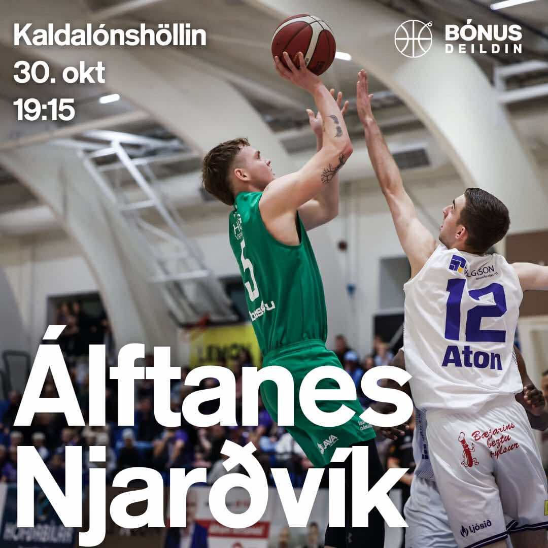 Fimmta umferð Bónusdeildarinnar hefst í kvöld! Ljónin heimsækja Álftanes í annað sinn í Kaldalónshöllina þetta tímabilið. Leikurinn 19:15, mætum græn! 💚
#ÁframNjarðvík #FyrirFánann