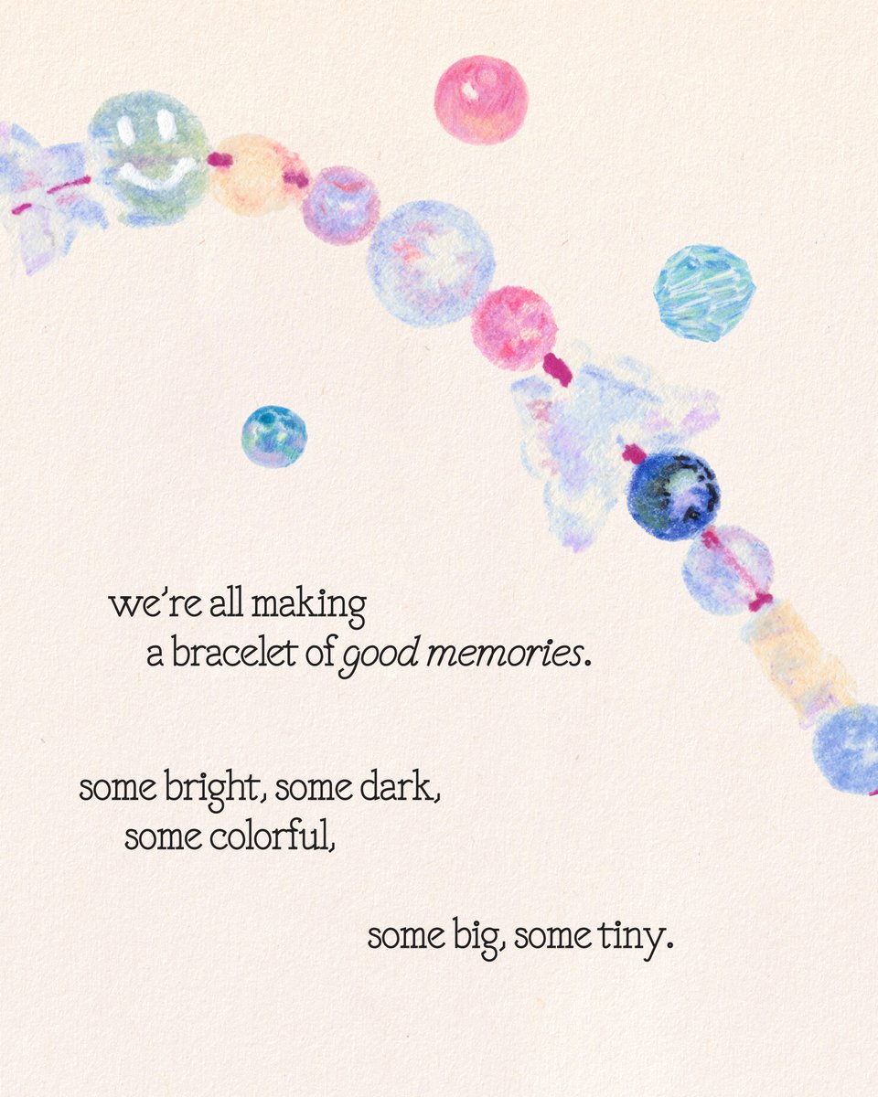 days_of_light's tweet image. we’re all making a bracelet of good memories