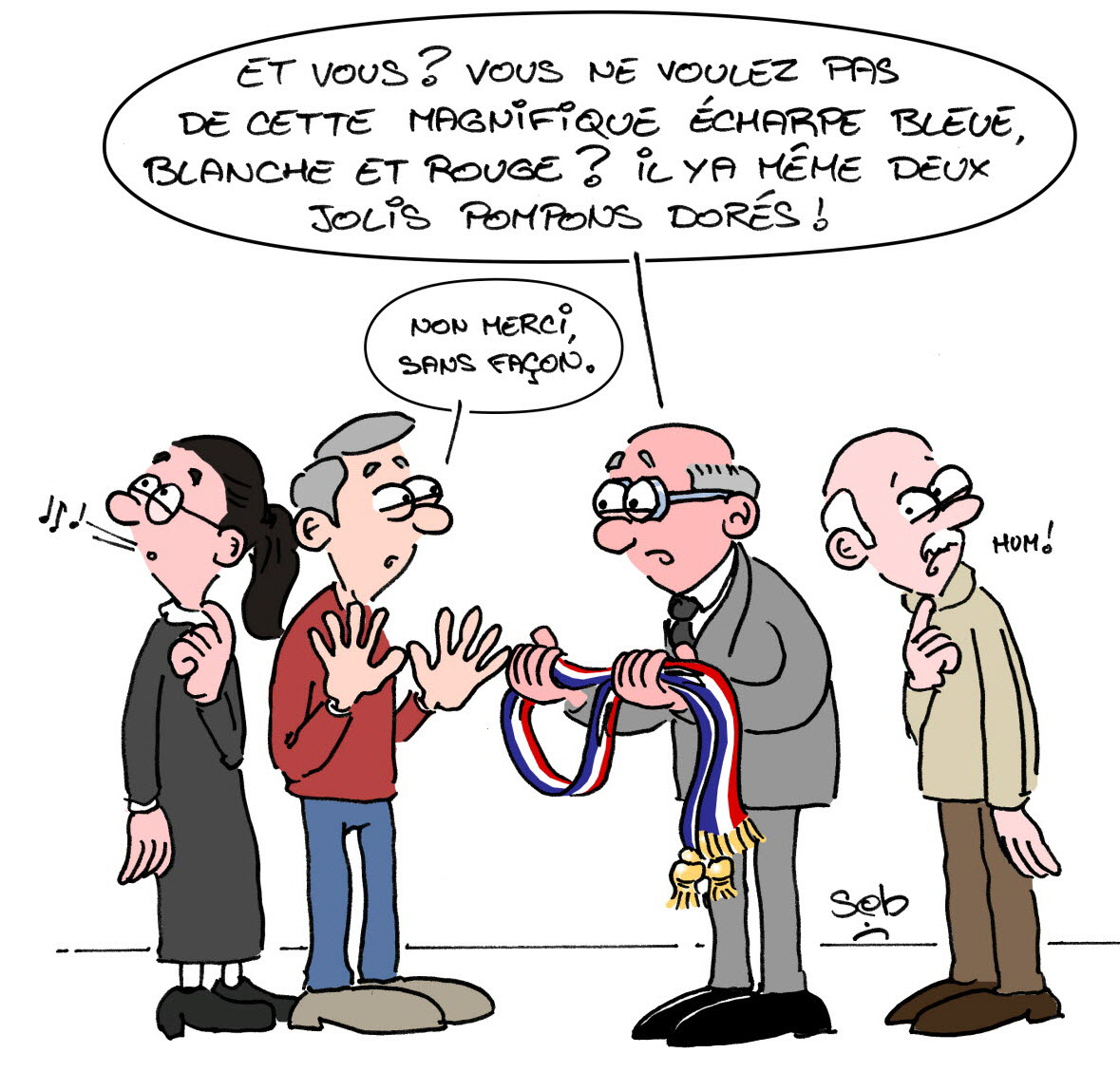 À partir d'aujourd'hui, j'appelle tous les candidats aux élections municipales monsieur le maire ou madame le maire. "Vous allez me porter la poisse", m'a répondu un candidat d'opposition dans cette ville de l'Eure.