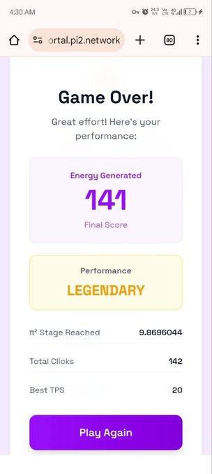 PanwarLaluui's tweet photo. best Reactor Game score 
@pisquared https://t.co/OZA6027BH3