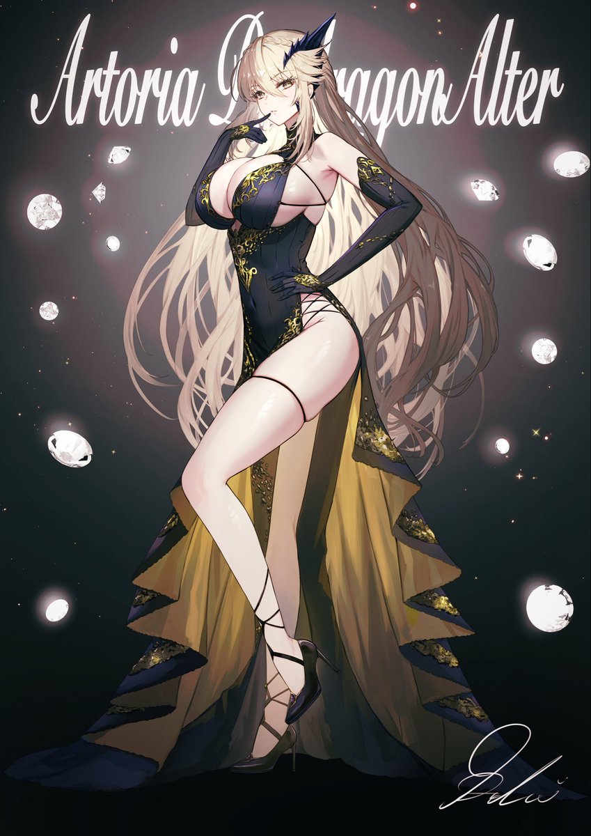 「アルトリア・ペンドラゴン オルタ (コミッション) #FGO」|ドルチェ【Dolce】のイラスト