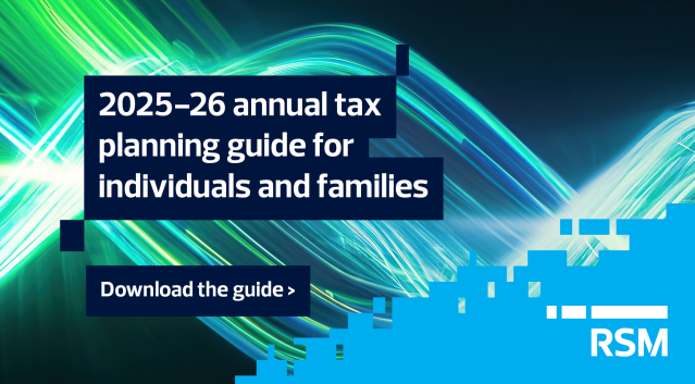 RSM’s 2025 individual tax planning guide explains how OBBBA changes—from deductions and charitable giving to QSBS and estate planning—may affect your tax strategy. rsm.buzz/48U6tXn