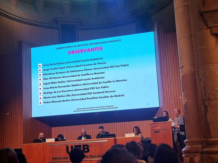 IAarchivos's tweet photo. Hemos presentado los resultados del trabajo realizado este año en las #xxxjornadascau y la  ICA/SUV 2025 Annual International Conference, organizadas por @CAUCrue #ica_SUV  y la @UABBarcelona Se pueden consultar en nuestro repositorio https://t.co/4nidOWL8lB https://t.co/HFPj5j0Xqz