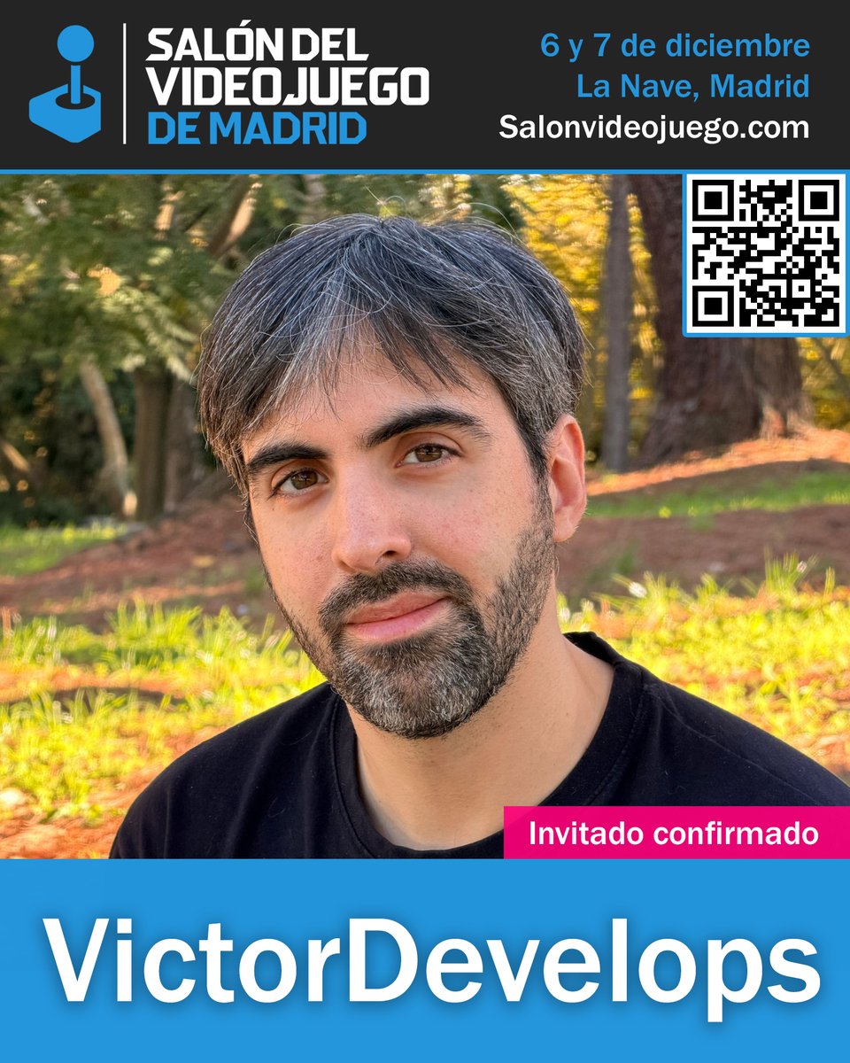 VictorDevelops (<a href="/Victor_Fdz/">VictorDevelops 🧩🎙🎮</a>) llega al Salón del Videojuego de Madrid para compartir su experiencia como Game Designer y creador de contenido.

⚙️En su charla, desgranará un conocido videojuego para revelar elementos de diseño de juego en los que quizá nunca habías reparado.