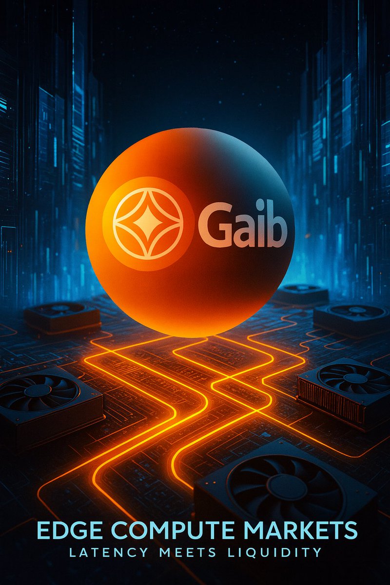 Edge Compute Markets: Latency meets liquidity

<a href="/gaib_ai/">GAIB 🟠 | RWAiFi</a> is turning geo-distributed GPUs into tradeable, verifiable edge lanes, where developers buy low-latency, location-aware inference credits and operators earn $AID + sAID yield streams.

How it works: nodes tag capacity with