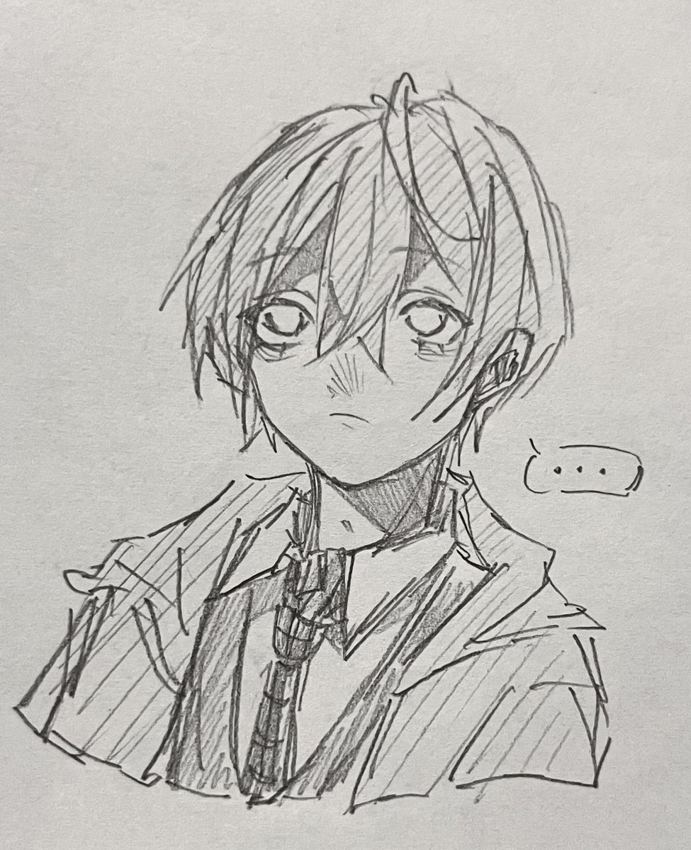 ☹️💭の🍗くん
 #ぴちあーと  #ゆあんくん