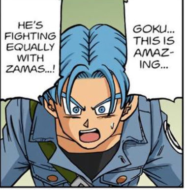 GalacticMj's tweet image. Fused Zamas, who has SSGSS Black fusing with Zamas, was significantly stronger than SSB Vegeta.

The reason Goku could match FUSED Zamas was because of perfected/Complete SSB.

The difference in power comes from the significant jump in power Ki control does for God Ki users