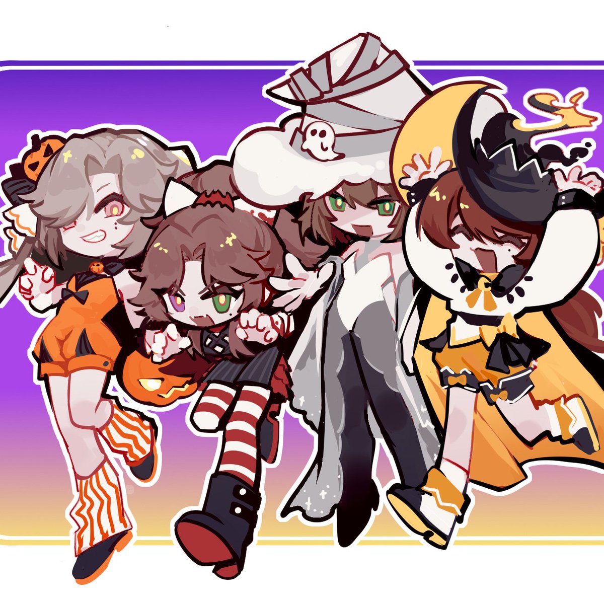 AKMzer0's tweet photo. 和朋友一起Happy Halloween🎃 https://t.co/G0tIhJHKIk