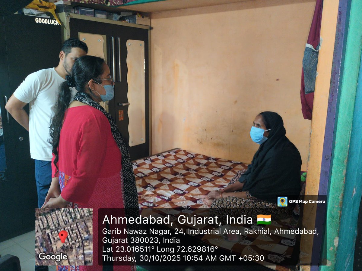 dsbccAmc's tweet image. અમદાવાદમ્યુનિસિપલકોર્પોરેશનસીટી ટી.બી.ઓફિસમેડીકલ ઓફીસરટીબીયુનિટટીમ
મેડીકલઓફીસરટીબીયુનિટટીમ(Medical Officer Tuberculosis Unit)અને સિટીટી.બી.ઓફિસAMCદ્વારાશહેરમાં ટી.બી. નિયંત્રણ માટે સતતદેખરેખ,દર્દીઅનુસરણઅને ઘર મુલાકાતકામગીરીકરવામાંઆવી.
“ટી.બી. મુક્ત અમદાવાદ” તરફ એક મજબૂત પગલું!