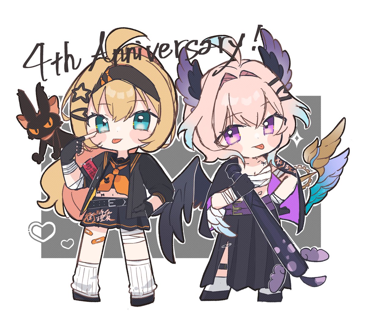 ㊗️4周年🎉
#Ethyria 
#Palouette #Drawmillie