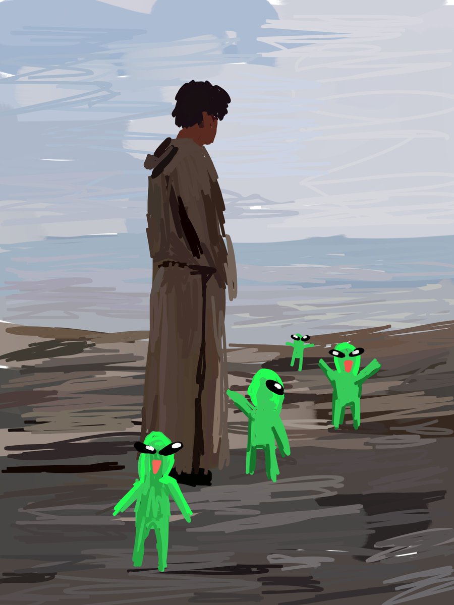 "Dear Gloop

Me and friends went to man in funny dress and ask about God. He call self Father Nguyen. He took us to beach, and dug hole in sand. He say God is like sea, and me is small hole. Says cannot know all of God, like how small hole cannot have all of ocean."