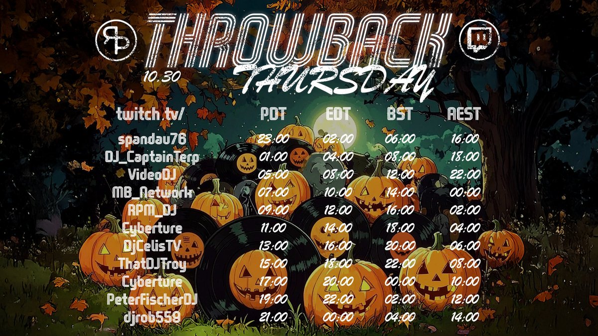 Happy Throwback Thursday:

raidpal.com/en/event/throw…

#tbt #ThrowbackThursday