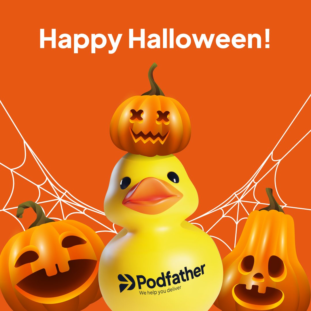 🎃 Happy Halloween from all of us at Podfather! 👻

Whether you’re handing out treats, carving pumpkins, or just enjoying the spooky vibes, have a safe and fun-filled day! 🕸️🕷️

#HappyHalloween #SpookySeason #PodfatherTeam #TrickOrTreat