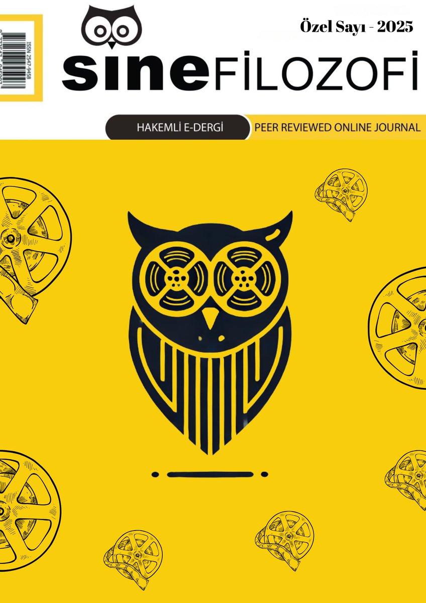 SineFilozofi Dergisi 10. Yıl Özel Sayısı yayında 💫 

⬇️Aşağıdaki linkten dergiye ulaşabilirsiniz⬇️ 
dergipark.org.tr/tr/pub/sinefil…

#sinefilozofi #sinema #felsefe #cinema #philosophy #journal #specialissue #özelsayı