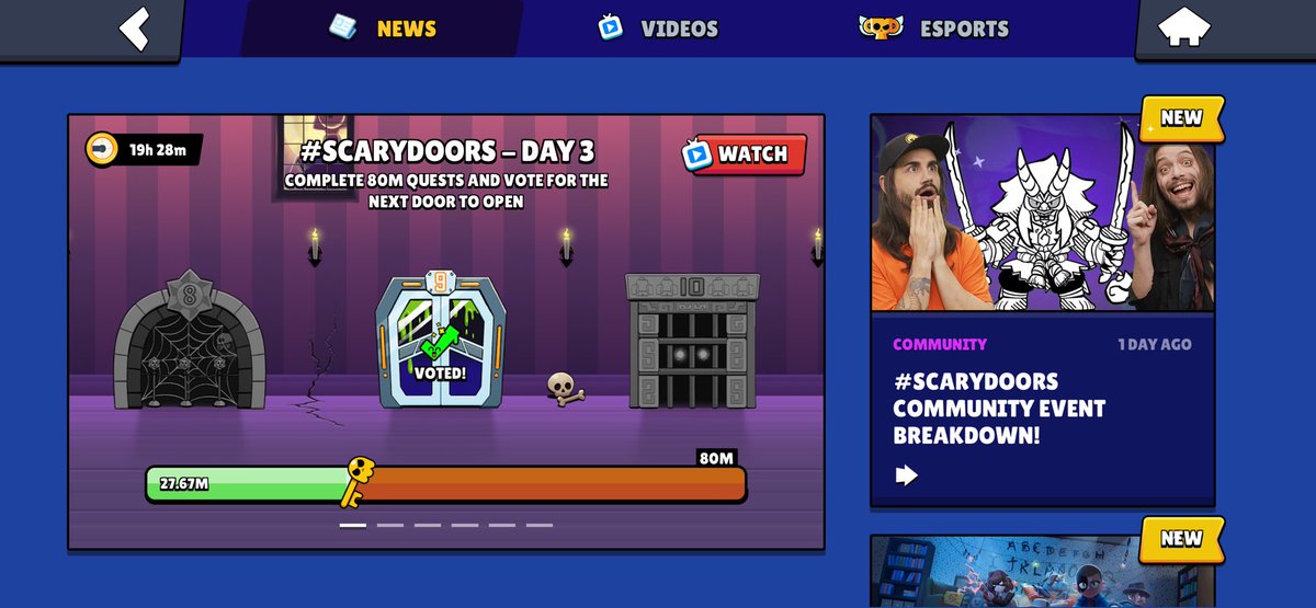 I voted #scarydoors #brawlstars