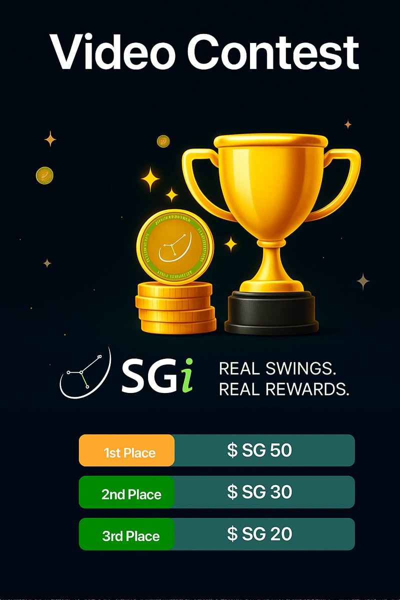 SmartGolfSGi's tweet image. 🎥 SmartGolf SGi Video Contest Update! ⛳

Our video contest has been amazing — the creativity and quality from everyone truly impressed the team! 💫

After review, we’ve decided to extend the contest to give everyone a fair chance to shine. 🌟

📌 How to Participate:
1️⃣ Post…