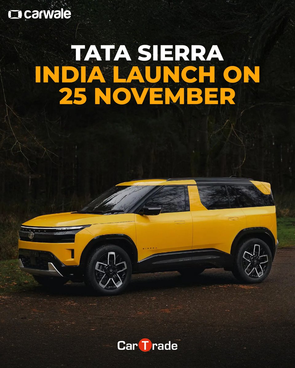 Tata Motors is bringing its A-game with the return of its flagship SUV, the Sierra! After months of testing, the much-awaited SUV is all set to make its India debut on 25 November 2025.

#TataSierra #TataMotors #Sierra2025 #SierraIsBack #SUVLife #IndianCars #AutoNews #ctnews