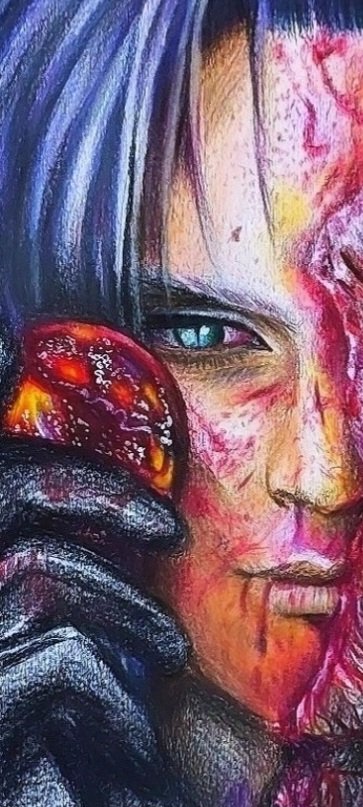 NyxaraStudio's tweet photo. Happy Halloween 🎃 
This is my art for Halloween by colour pencil 🔥🖌
I hope you like it❤️
#sephiroth 
#Halloween
#finalfantasyvii 
#ffvii
#art
@FFVII_EC_EN @FFVII_EC_JP @finalfantasyvii @FinalFantasy https://t.co/pTV57r1ikA