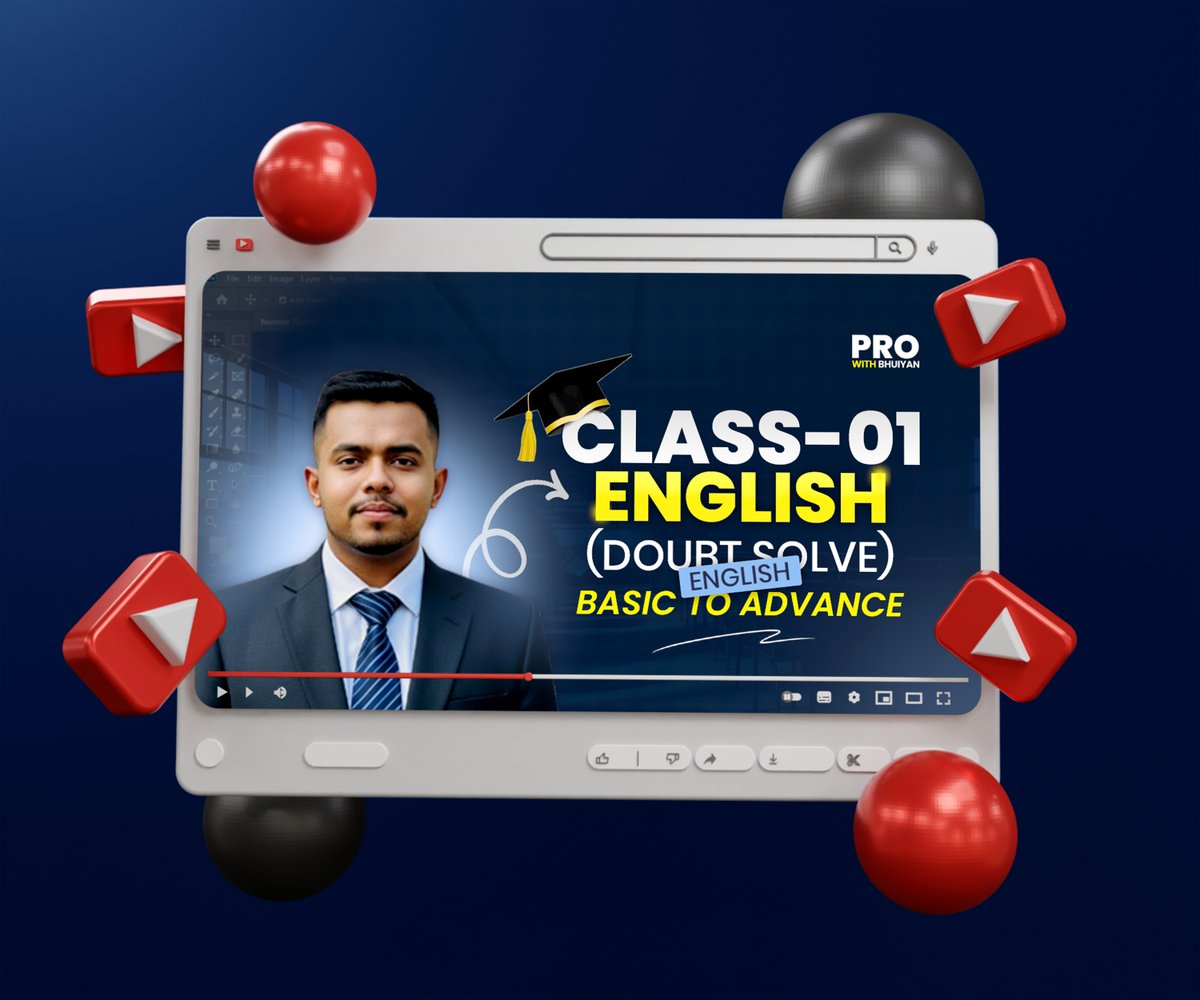 vect_bhuiyan's tweet image. How to Design a Professional YouTube Thumbnail | Clean &amp;amp; Modern Look

#YouTubeThumbnailDesign #CreativeThumbnail #ProfessionalDesign #DesignWithBhuiyan #YouTubeGrowth #CustomThumbnail #GraphicDesign #ProWithBhuiyan