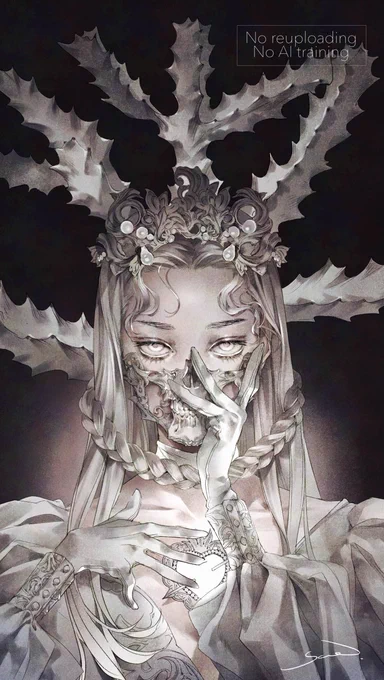 ハロウィン絵が間に合わないのでそれっぽいものを再載するよ ホワイトゴーストちゃん