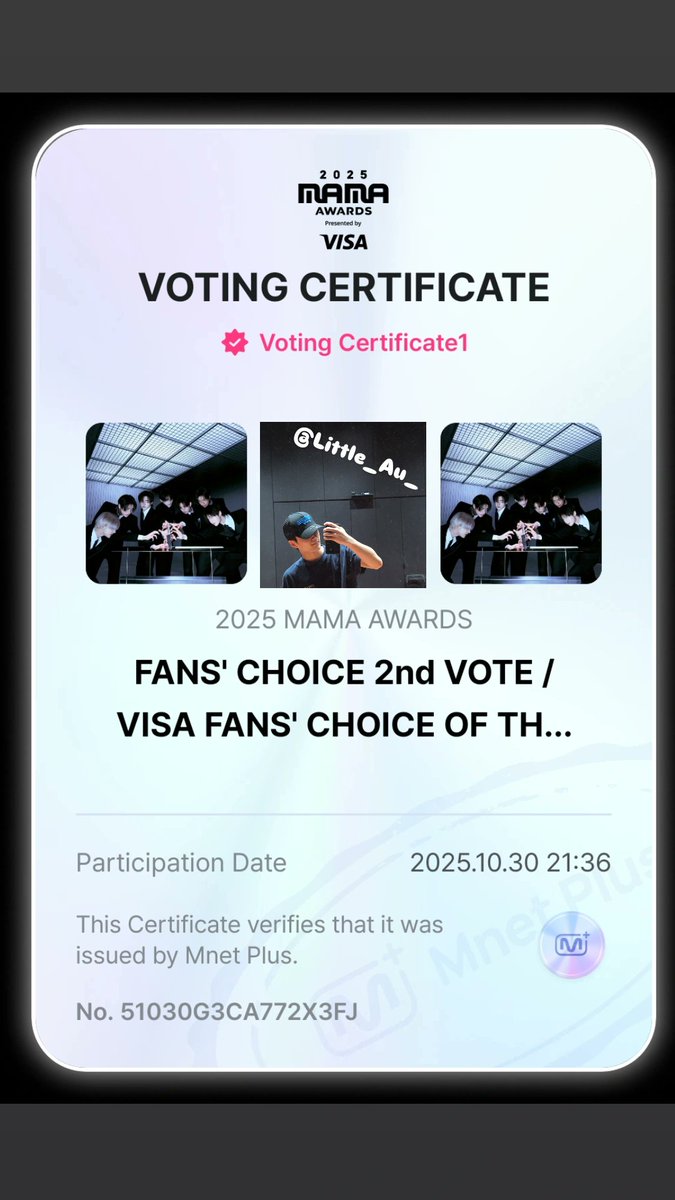 Little_Au_'s tweet photo. I vote for #enhypen on #2025MAMAVOTE https://t.co/uLKYP97t5S