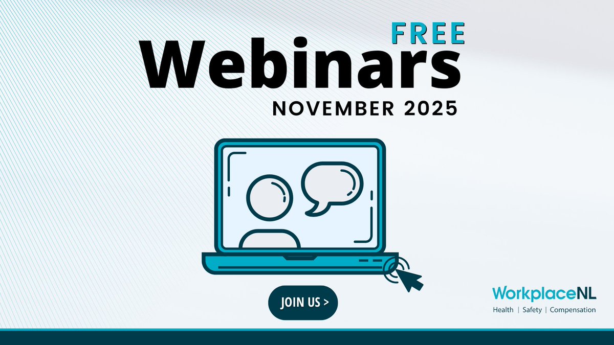 Join us for a series of FREE webinars and workshops throughout the month of November. Highlights include sessions on slips, trips and falls, workplace violence prevention, PRIME and more!

To view our full schedule and register, visit: tinyurl.com/wpnlworkshopsa…