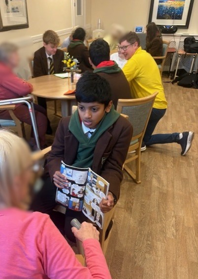 JordanhillSch's tweet image. Many thanks to Jordanhill House Care Home for inviting pupils from 1St to visit. Lots of chat and reminiscences about favourite books! #readingcommunity #memoriesshared