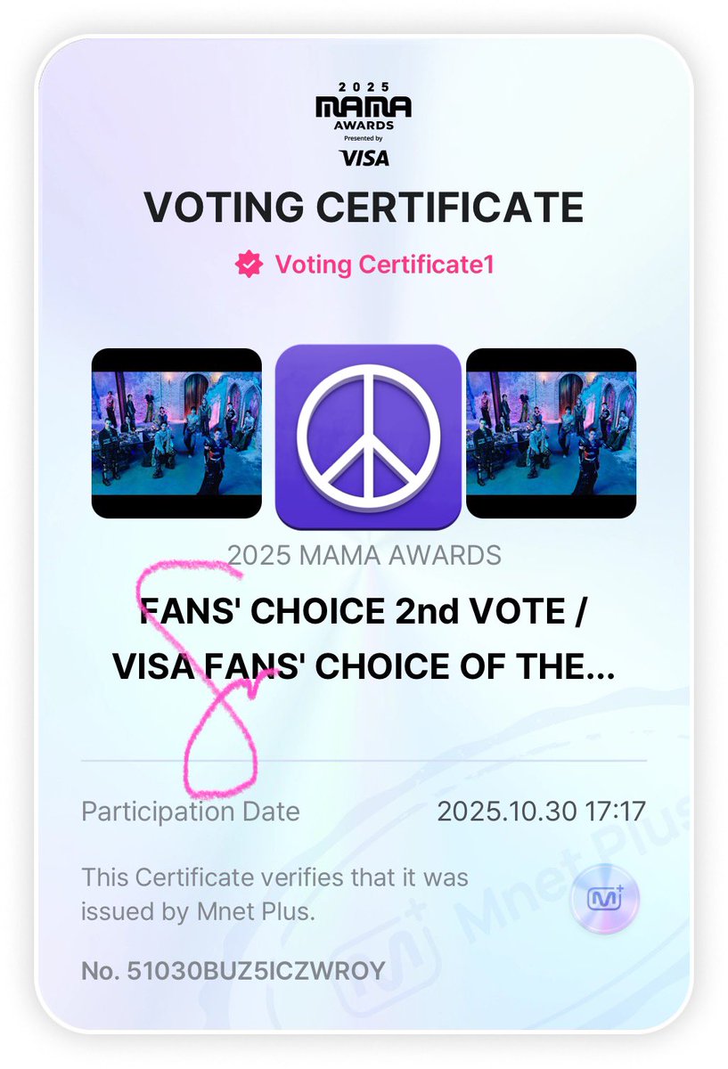 ShanFRMT_'s tweet photo. 🗳️
#2025MAMAVOTE #sevent https://t.co/FJ5SI8J57Y