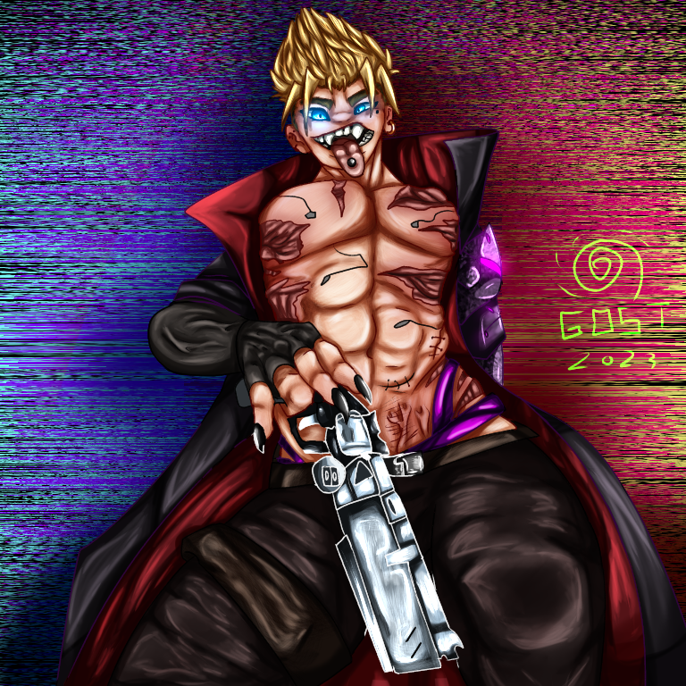 VectdCreations's tweet image. Man this old trigun art kills. Shame no one really saw it and critques werent really helpful