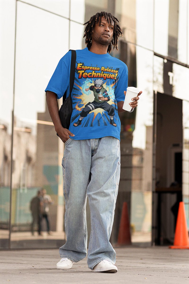 Maximilian2878's tweet image. ☕⚡ Coffee is my chakra.
Master the Espresso Release Technique and power up your day like a true caffeine ninja!
🔗teepublic.com/t-shirt/825644…
#AnimeHumor #CoffeeAddict #EspressoEnergy #OtakuStyle