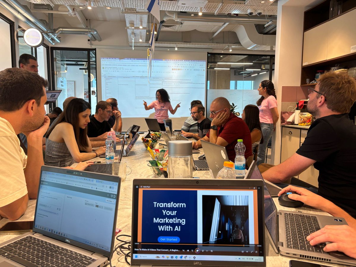 idomoo's tweet photo. Loved the opportunity to get hands-on with our own @LucasAIvideo earlier this fall. Lots of fun to make our own videos (and soooo easy). 🌟 #tbt #employeeengagement #behindthescenes https://t.co/QEPvRT5zbZ