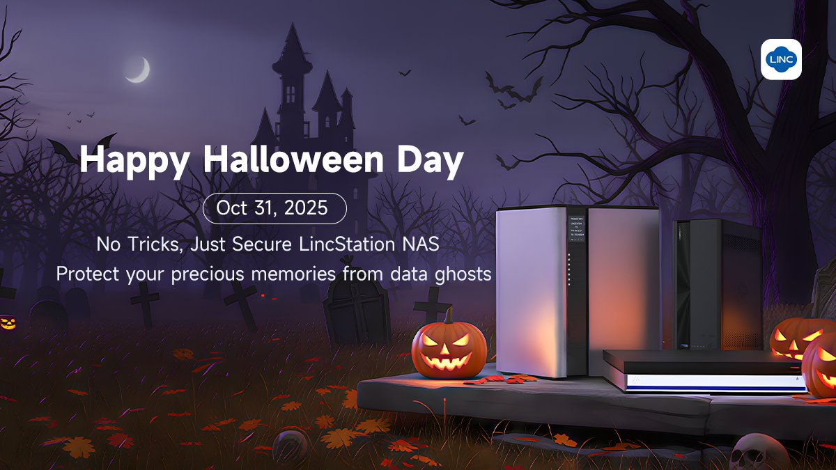 LincplusTech's tweet image. 🎃Spooky season is here! Is your data ready for the ghost parade? Keep it safe and sound with LincStation.
👇👇Click our website for a spooky surprise! 👻
lincplustech.com

#LincPlus #Lincstation #unraid #BACKUP #HomeServer #Halloween2025