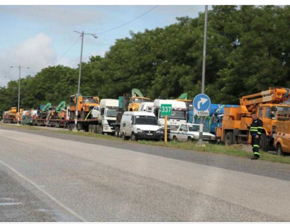 Contingente Serafín Sánchez, de Sancti Spíritus, rumbo al oriente para auxiliar la recuperación del SEN  tras el paso del #HuracánMelissa. 
Seis brigadas, más de 70 hombres con la certeza: regresar con el deber cumplido. #Cuba  #YoSigoAMiPresidente  #CubaPorLaVida #FuerzaCuba