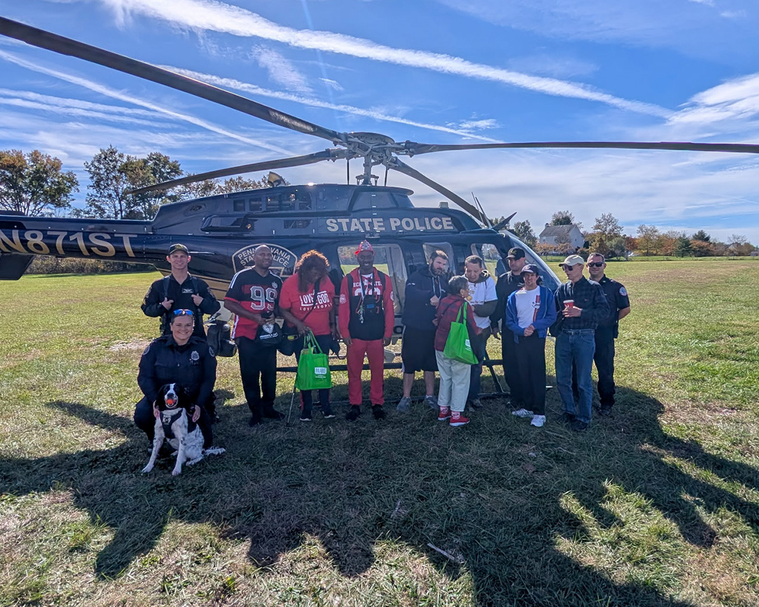PSP events in Bucks and Berks Counties welcomed children and adults with special needs to Sunny Day Camp. Participants enjoyed meeting Troopers, participating in fun activities, and learning about the State Police. Join the fun and find a camp near you at sunnydaycamp.org.
