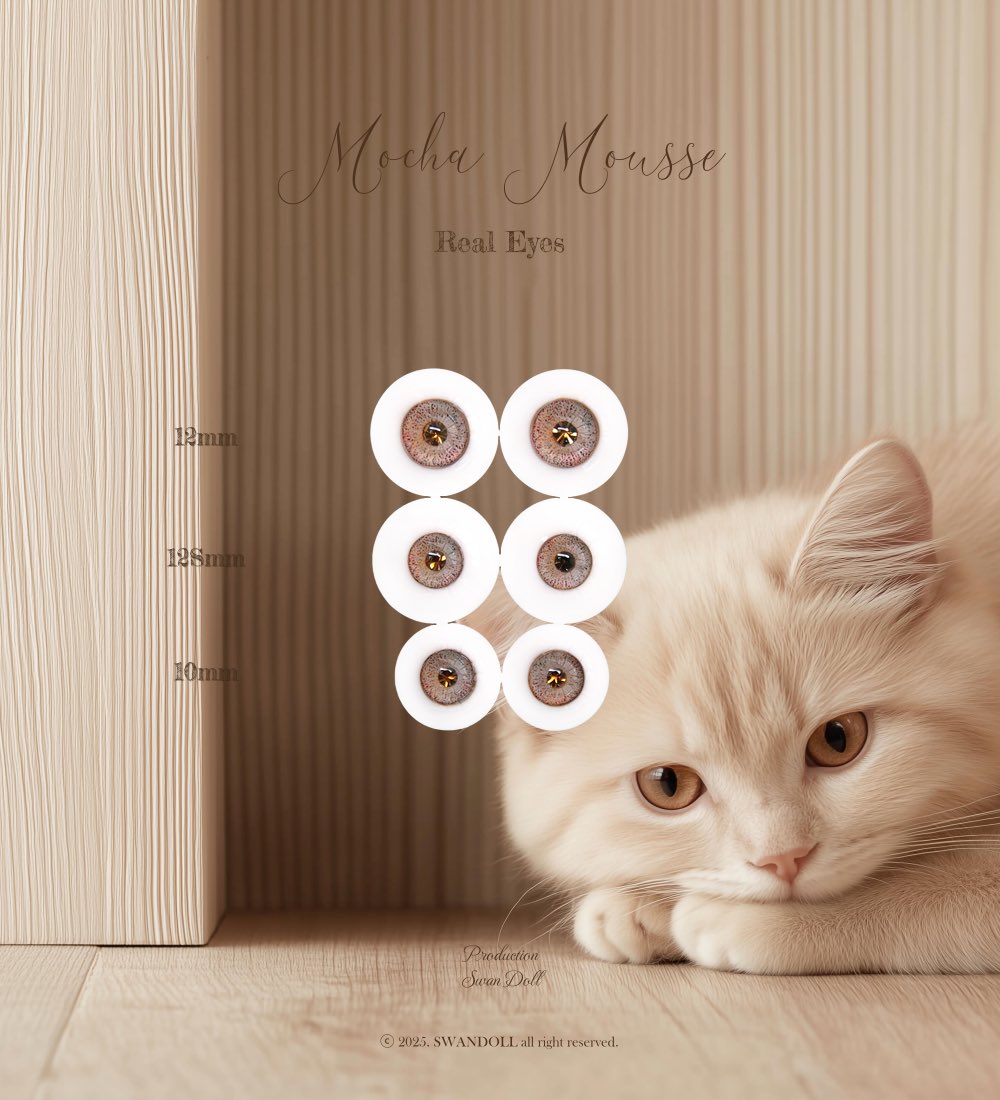 SWAN_BJD's tweet image. 🎃 𝙍𝙚𝙖𝙡 𝙀𝙮𝙚𝙨…!

𝗠𝗼𝗰𝗵𝗮 𝗠𝗼𝘂𝘀𝘀𝗲..☕️
· 𝟷𝟾𝑚𝑚 𝟷𝟼𝑚𝑚 𝟷𝟼𝑆𝑚𝑚 𝟷𝟺𝑚𝑚 𝟷𝟺𝑆𝑚𝑚 𝟷𝟺𝑆𝑆𝑚𝑚 𝟷𝟸𝑚𝑚 𝟷𝟸𝑆𝑚𝑚 𝟷𝟶𝑚𝑚

𝗠𝗼𝗻𝗼𝗰𝗵𝗿𝗼𝗺𝗲..🖤
· 𝟷𝟼𝑚𝑚 𝟷𝟺𝑚𝑚 𝟷𝟺𝑆𝑚𝑚 𝟷𝟺𝑆𝑆𝑚𝑚

🦢¸.•*¨*•¸.•*¨*•¸.•*¨*•¸.•*¨*•

swandoll.com…