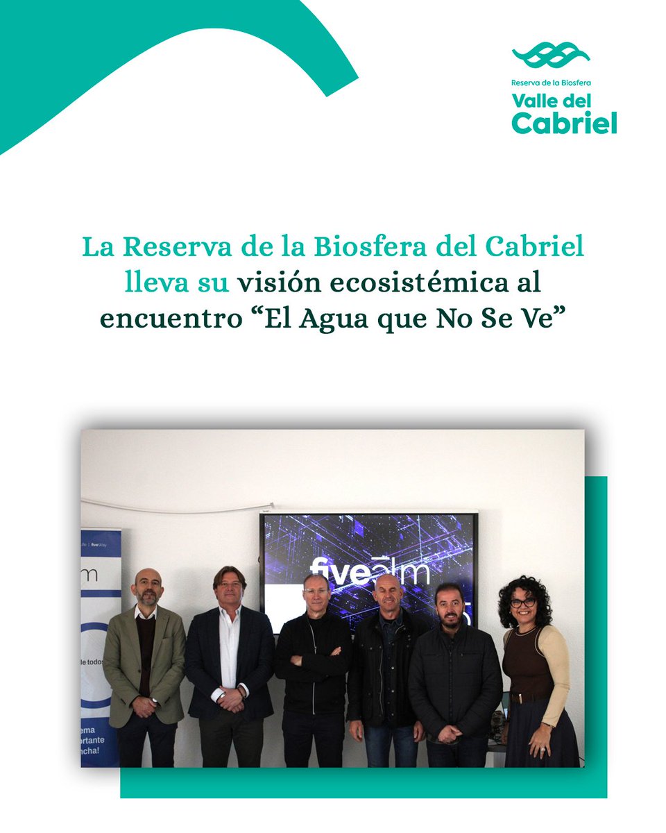 RVCabriel's tweet photo. 💧 “El Agua que No Se Ve” ha reunido en Iniesta a entidades públicas, científicas y startups para reflexionar sobre el futuro del agua en el medio rural.

La Reserva del Cabriel ha defendido una visión integral, puedes leer más en nuestra web

🔗https://t.co/SEeM33Kp6w https://t.co/gYI4YFtRzM