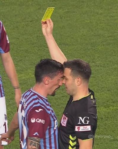 Kendisine Kafa atan oyuncuyu atamayan "Tamam geliyorum abi" Cihan Aydın Galatasaray Trabzonspor maçında, Galatasaray'ı doğramaya mı geliyor ?