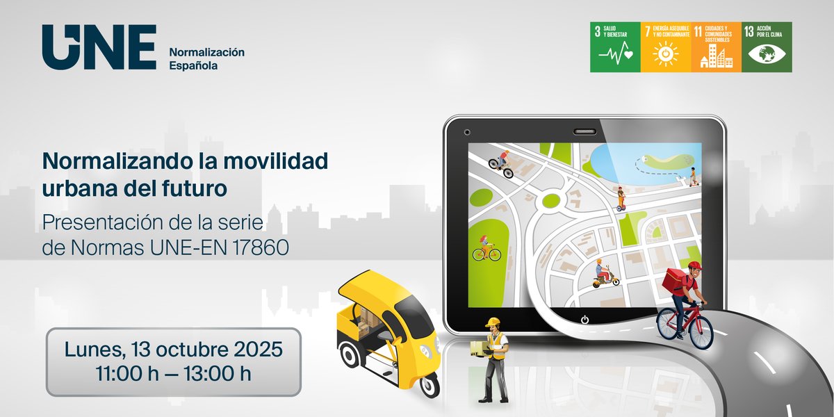 UNE Asociación Española de Normalización tweet media