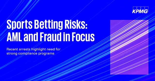 dlabos's tweet photo. The rapid expansion of the sports betting industry brings with it the pressing challenge of managing AML and fraud risks. As these threats evolve, organizations must prioritize sophisticated detection tools and risk management strategies. https://t.co/vDFE7psRBD https://t.co/g0MoFdqvSK
