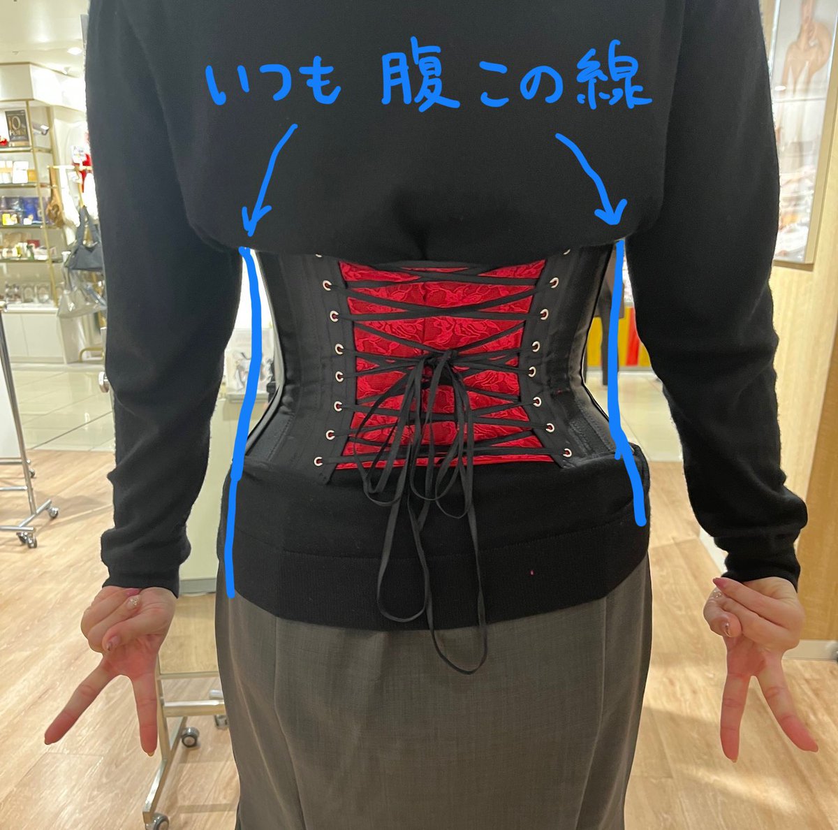 元鈴木さんコルセットヴィーナス黒S ENCHANTED CORSET Venus Venus(ヴィーナス) | Enchanted Corset by PinupCloset – Pinup