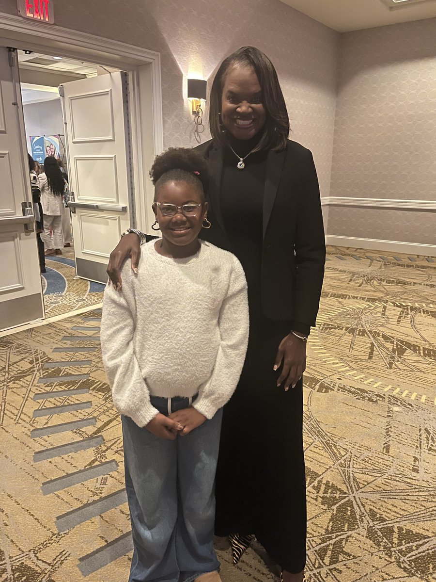 GinnyGills's tweet photo. Day 2 of the National Family Engagement Summit and super pumped! The energy is high, the passion is contagious, and the networking is on point! Retired principal brag rights….our Little Dukes nailed keynote introductions! So proud! Can’t wait to share more about our students and engaging families  during my session tomorrow! @Successfulinc @nfesummit @DarlaEdwards13