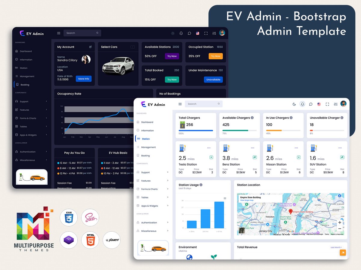 MultiStoreTheme's tweet image. Smart EV Charging Dashboard for Station Monitoring &amp;amp; Analytics
.
Buy Now: themeforest.net/item/evadmin-b…
.
#evcharging #dashboard #admindashboard #electricvehicle #evstation #greenenergy #uiux #iot #analytics #sustainability #smartmobility #cleantech #energy
