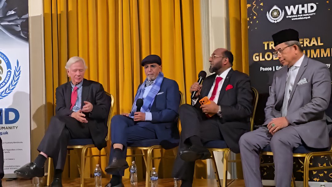 Honoured Representation at the Trilateral Global Summit 2025, London

We are proud to share that our Group CEO, Dr. Ansari, participated as a panel speaker at the prestigious World Humanitarian Drive (WHD)Trilateral Global Summit 2025, held on 28th–29th October 2025 in London,UK