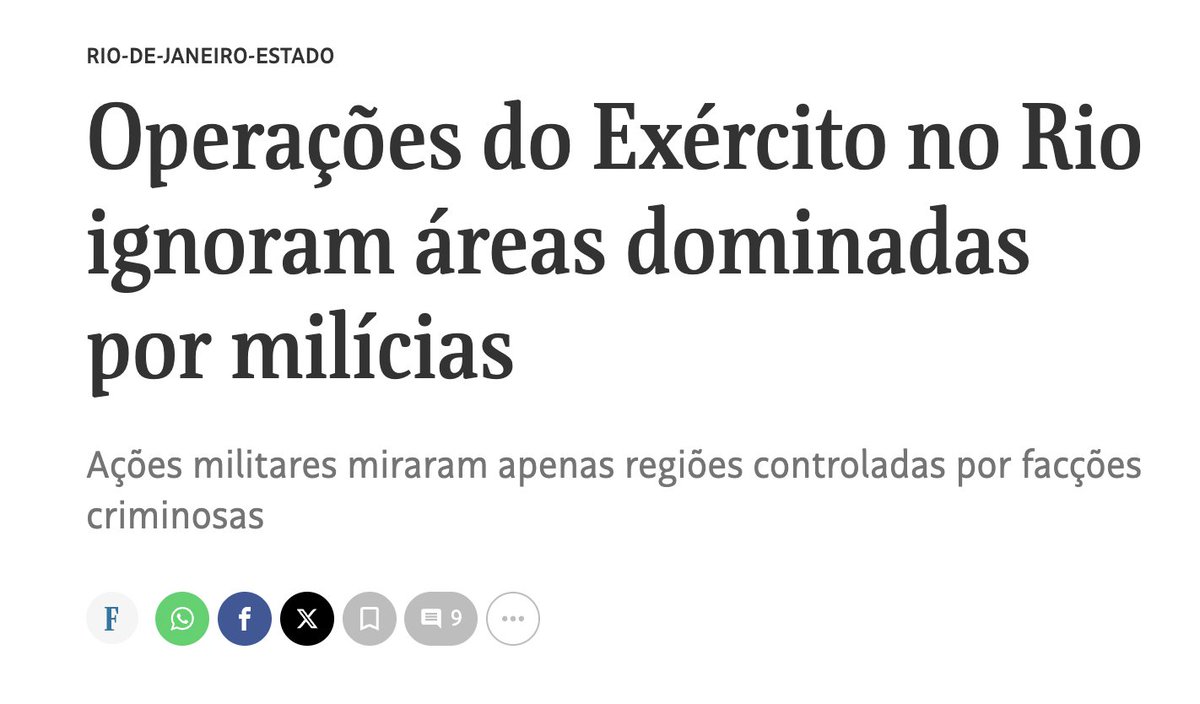 As áreas de milícia seguem intocadas no Rio