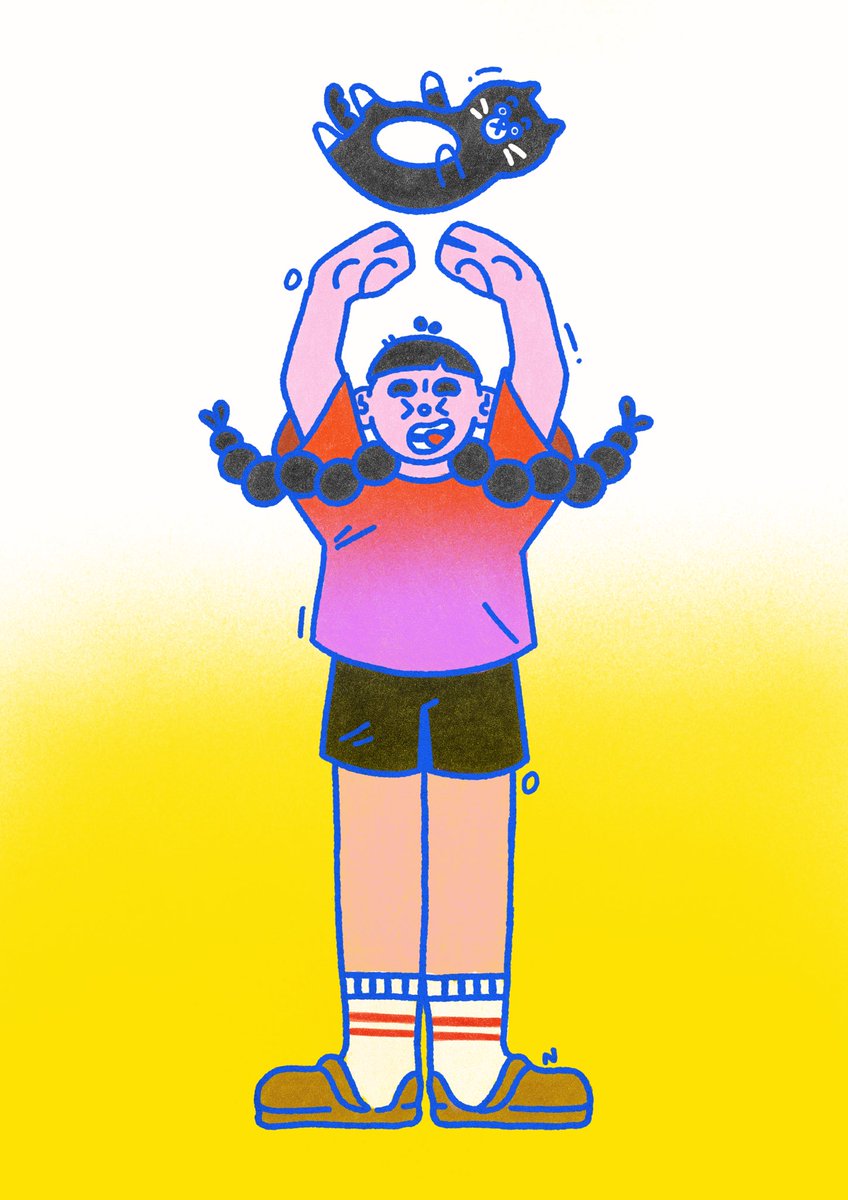 eunanda___'s tweet image. kiki and I
#procreateart #illustration