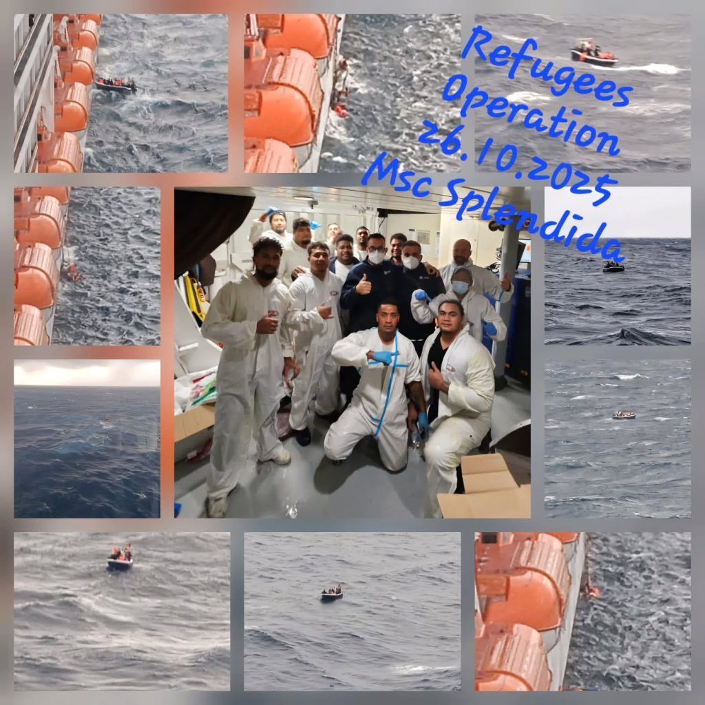 pazzoperilmare's tweet image. CONGRATULAZIONI MSC SPLENDIDA, SALVATI MIGRANTI IN MARE
Il #Mediterraneo si è trasformato in un palcoscenico di eroismo marittimo lo scorso 26 ottobre 2025, quando l’equipaggio #MSCSplendida ha risposto con prontezza a un SOS, salvando 19 migranti
.
.
#Crociere #Pazzoperilmare